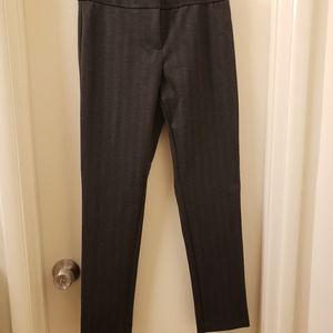 Black ankle length trousers, size 0.